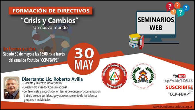 Formaci�n de Directivos: Seminario Web �Crisis y Cambios Un Mundo Nuevo�