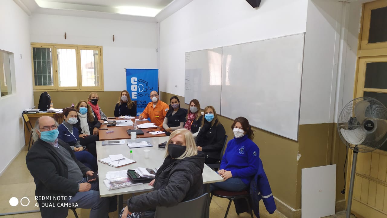 Psicolog�a de la Emergencia con Mesa de Salud Mental COE