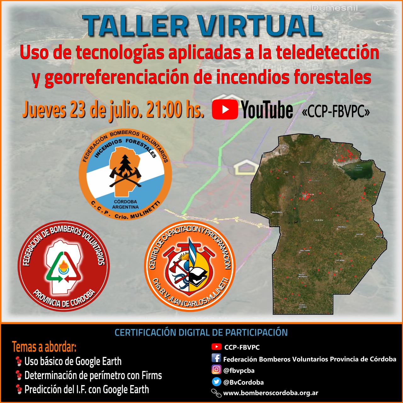 Curso: Uso de Tecnolog�as aplicadas a la Teledetecci�n y Georreferenciaci�n de IIFF