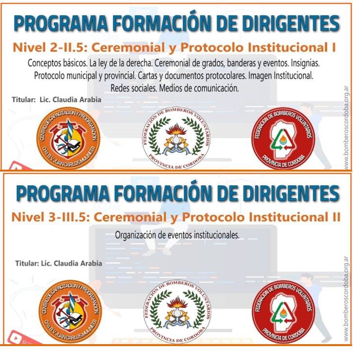 Nuevas Capacitaciones para 2� y 3� Nivel del PFD