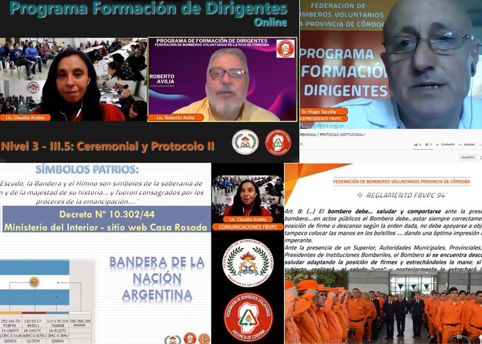 El 2� y 3� Nivel del PFD curs� el M�dulo: Ceremonial y Protocolo