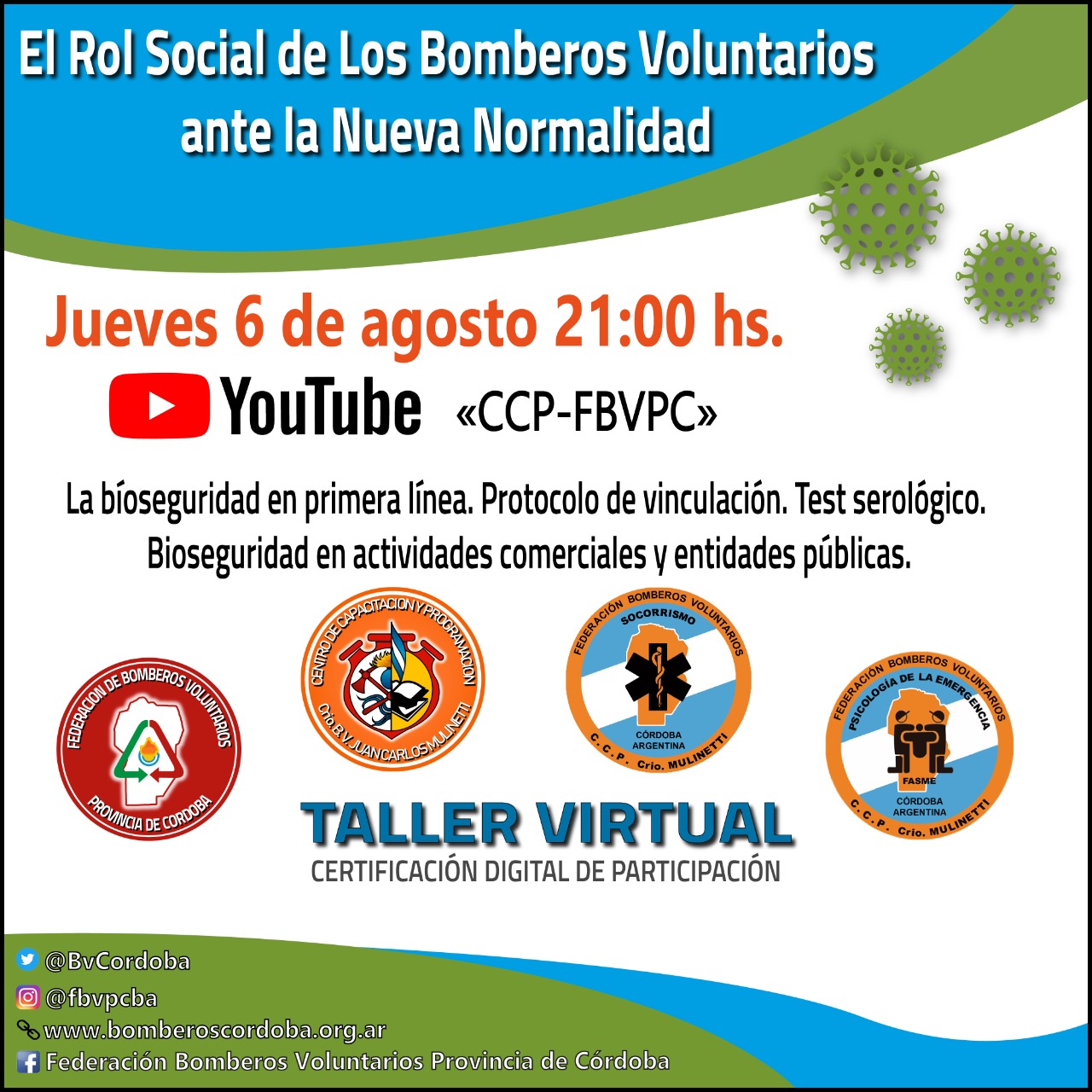 El Rol Social de los Bomberos Voluntarios ante la nueva normalidad