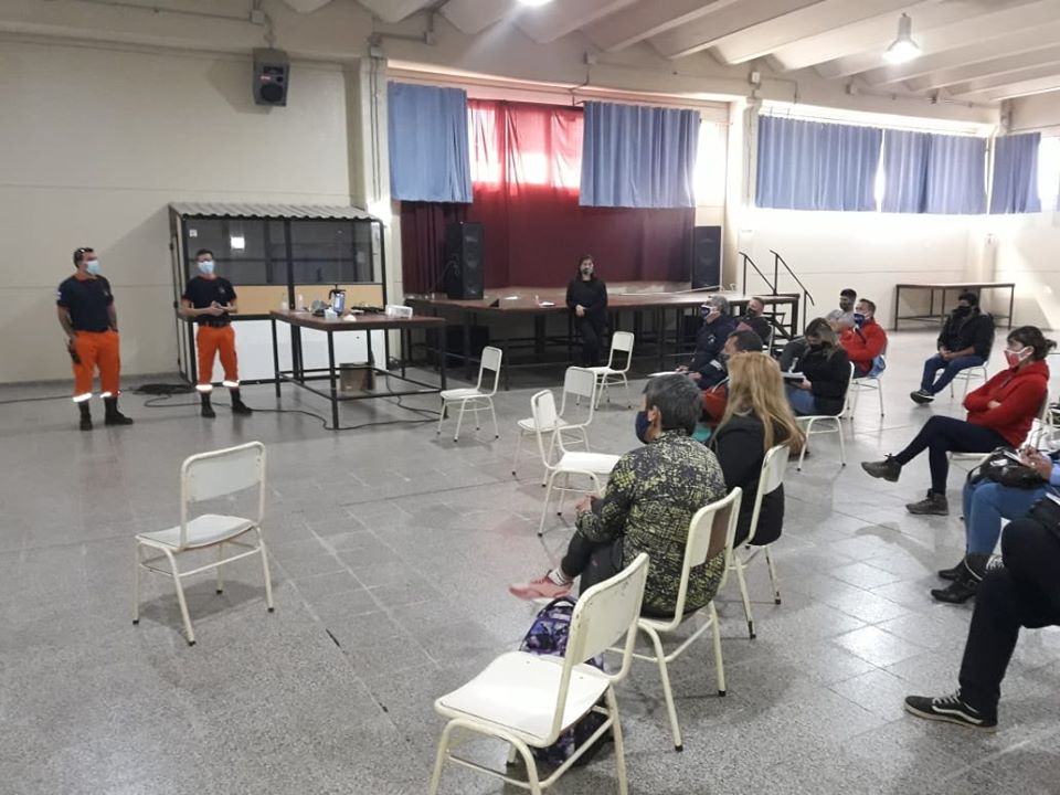 Nueva capacitaci�n de EVAPS en el Departamento San Alberto