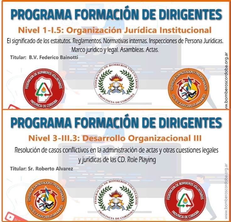 PFD: Nuevas capacitaciones para 1� y 3� Nivel