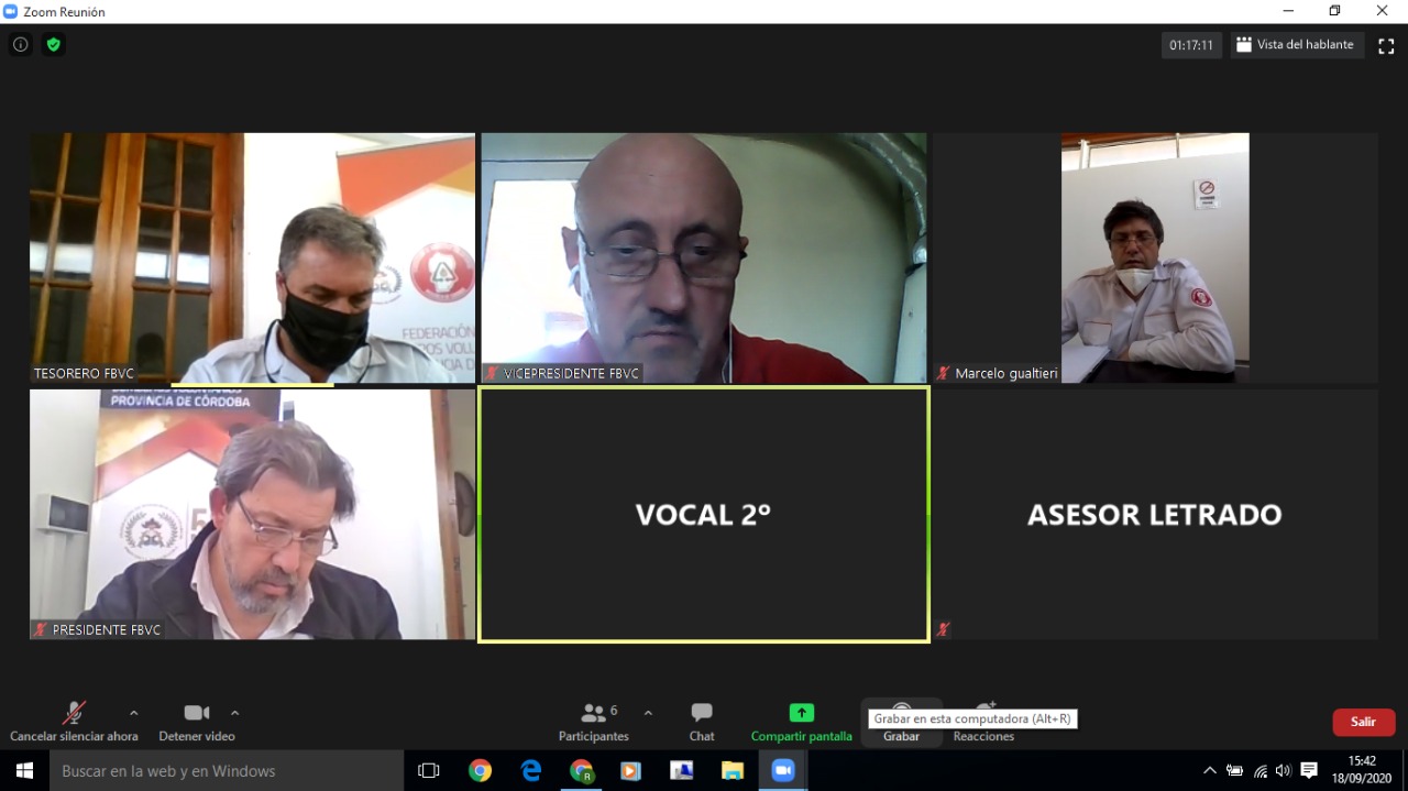 Reuni�n semanal de Mesa Ejecutiva: 18 de Septiembre