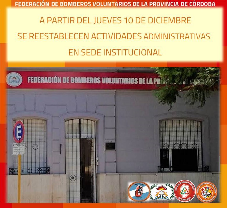 Se reestablecen actividades administrativas en la sede Institucional