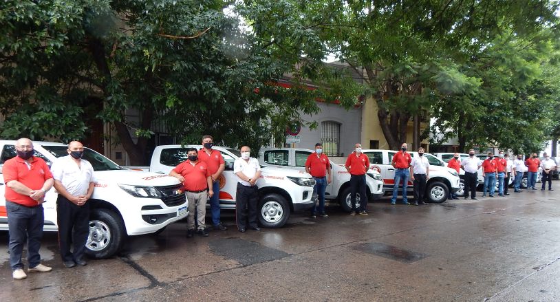 Se entregaron las Camionetas a las Regionales 1, 2, 3, 4, 8, 9 y 10