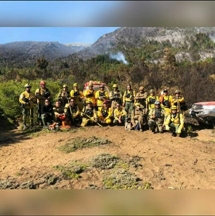 Brigadistas Federativos combaten incendios en El Bols�n