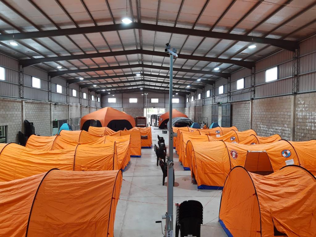 Brigada USAR ARG10: Armado de Base de Operaciones