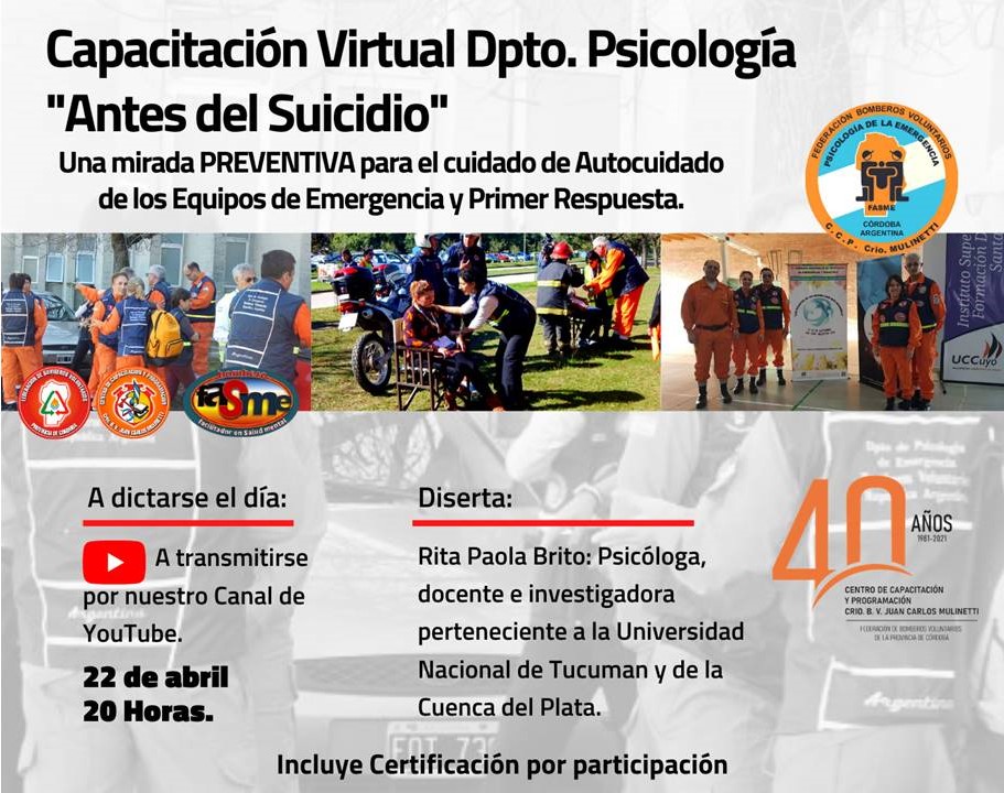 Capacitaci�n Virtual de Psicolog�a de la Emergencia