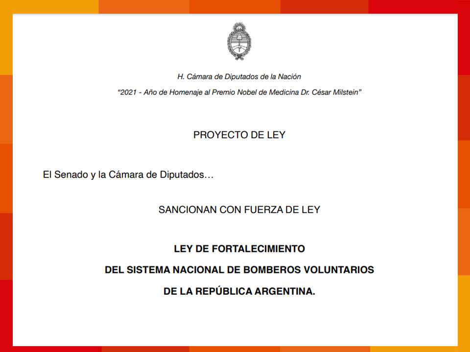 Proyecto de Ley de Fortalecimiento del SNBV: Dictamen Favorable HCDN