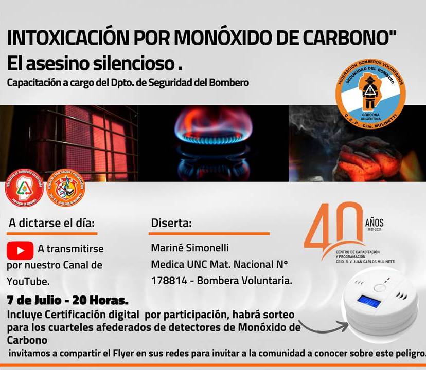 Seguridad del Bombero: Intoxicación por Monóxido de Carbono