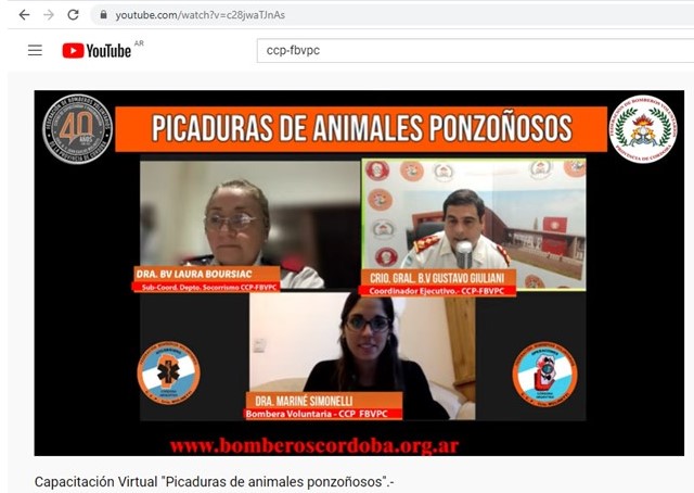 Socorrismo dict� la Capacitaci�n: Picaduras de Animales Ponzo�osos