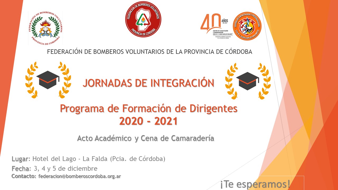 Programa de Formaci�n de Dirigentes: Jornadas de Integraci�n 2020-2021