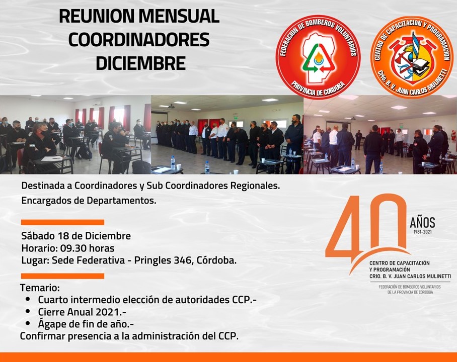 Reuni�n Mensual del Centro de Capacitaci�n y Programaci�n