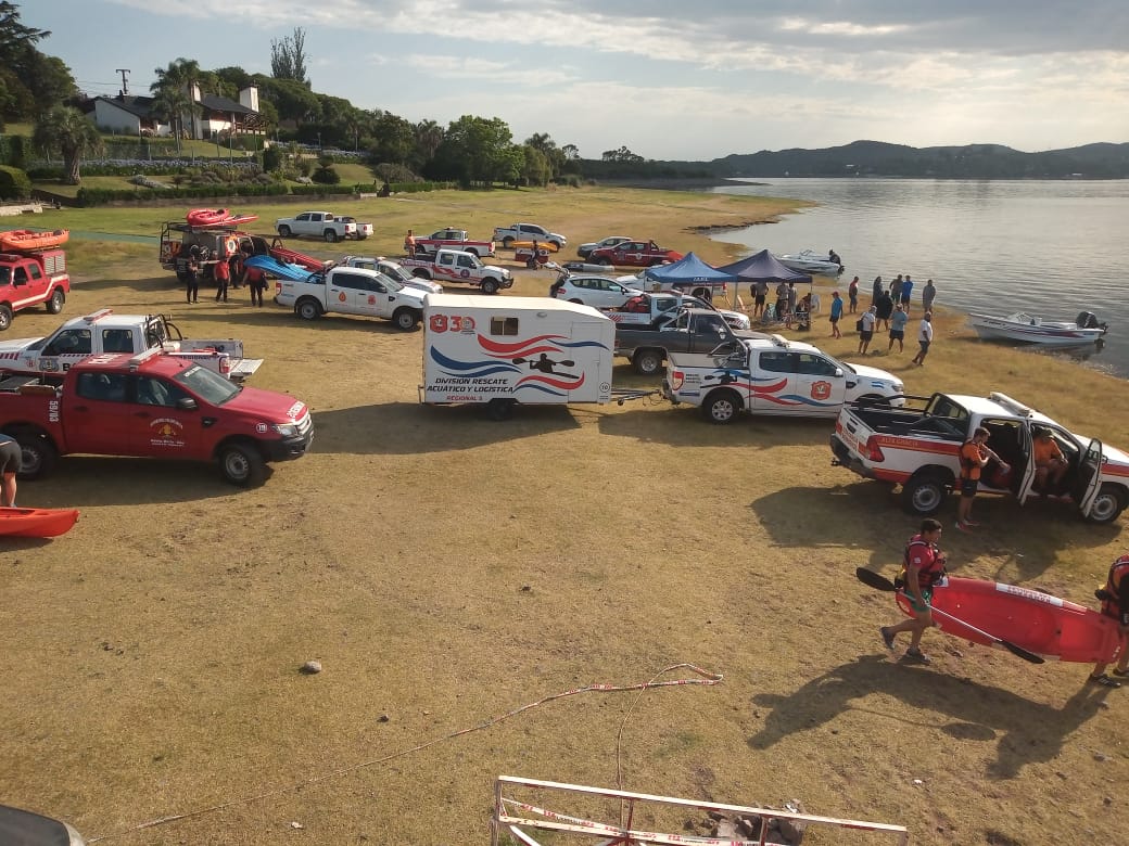 Nuestra Federaci�n en el Operativo de B�squeda en Embalse