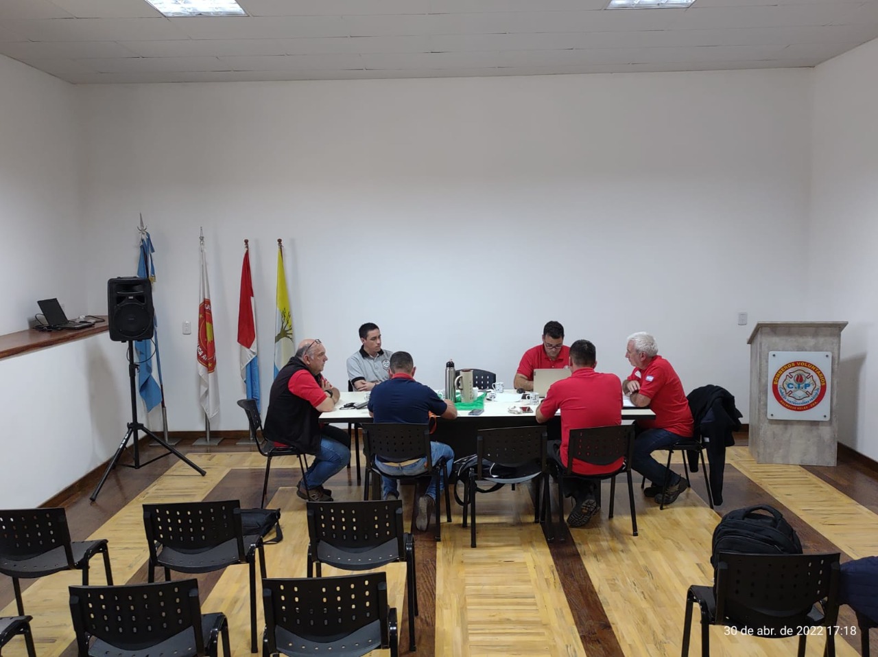 Reuni�n del Departamento Sistema de Comando de Incidentes