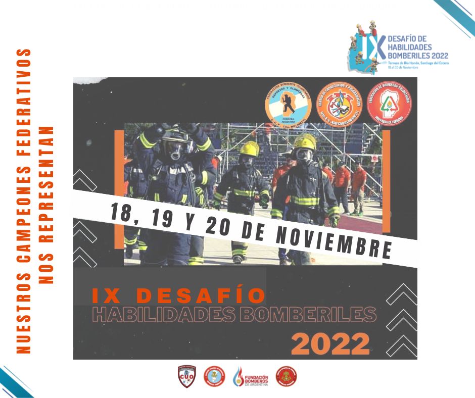 Nuestros Campeones en el IX Desaf�o de Habilidades Bomberiles 2022