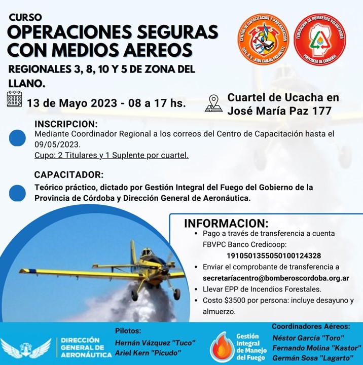 Curso de Operaciones Seguras con Medios A�reos
