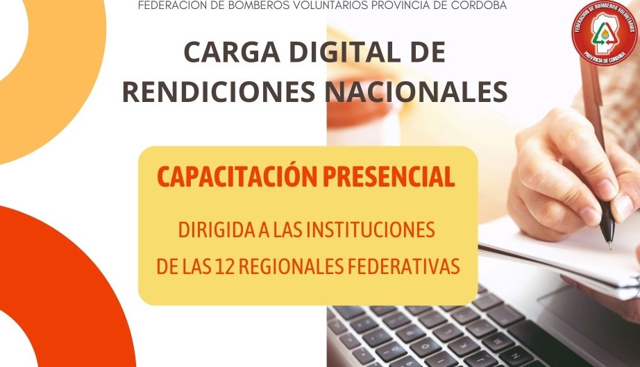 Capacitaci�n Presencial: Carga Digital de Rendiciones Nacionales