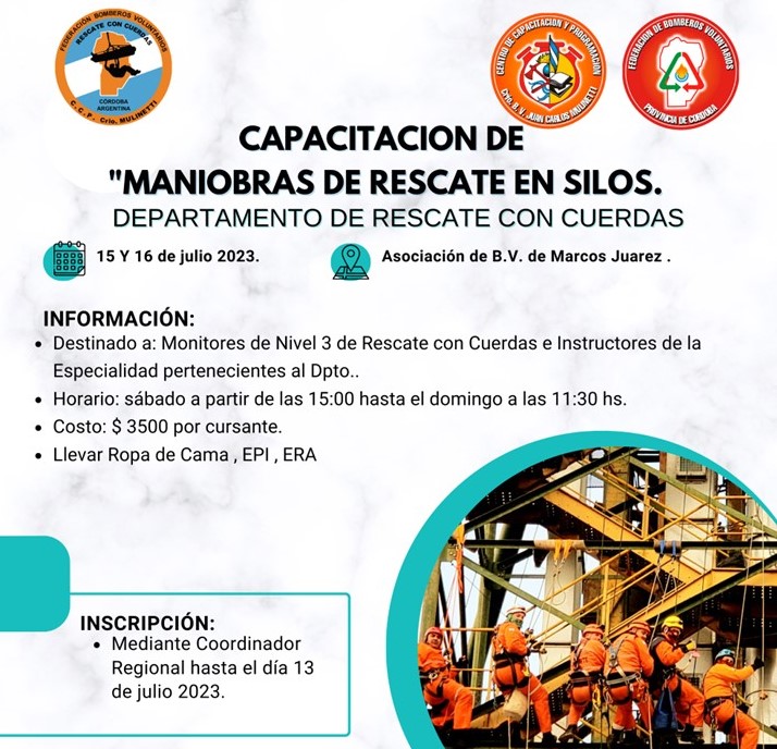 Departamento Rescate con Cuerdas: 