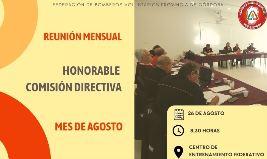 Reuni�n Mensual de Honorable Comisi�n Directiva FBVPC