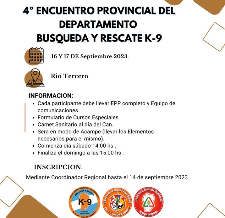 4� Encuentro de B�squeda y Rescate con K9