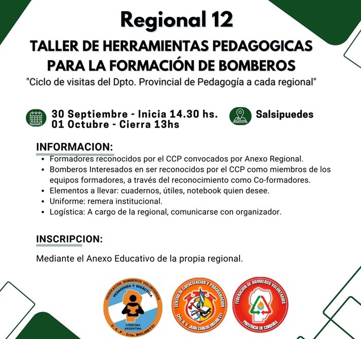 Taller de Herramientas Pedag�gicas: Regional 12