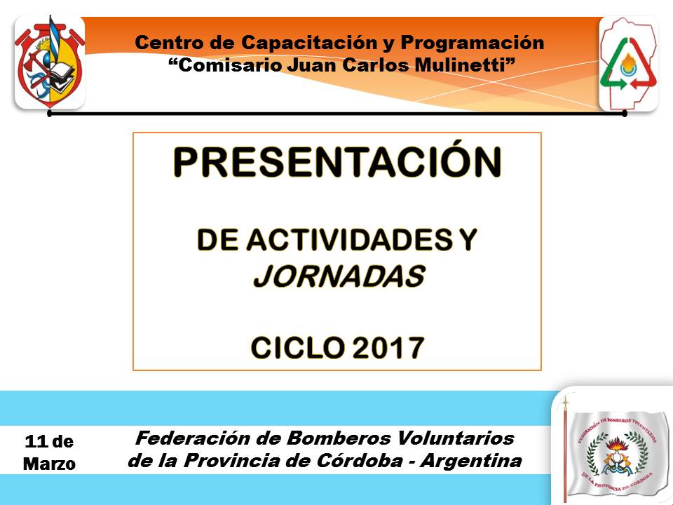 C.C.P.: Actividades y Jornadas 2017