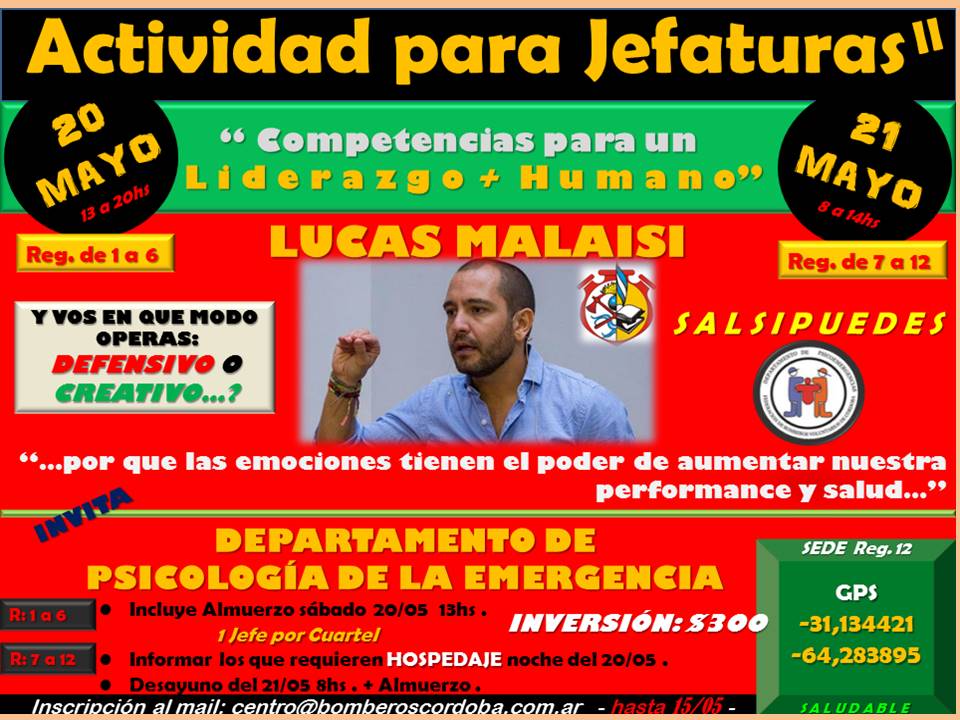 Psicolog�a de la Emergencia: Actividades para Jefaturas - 2� Etapa