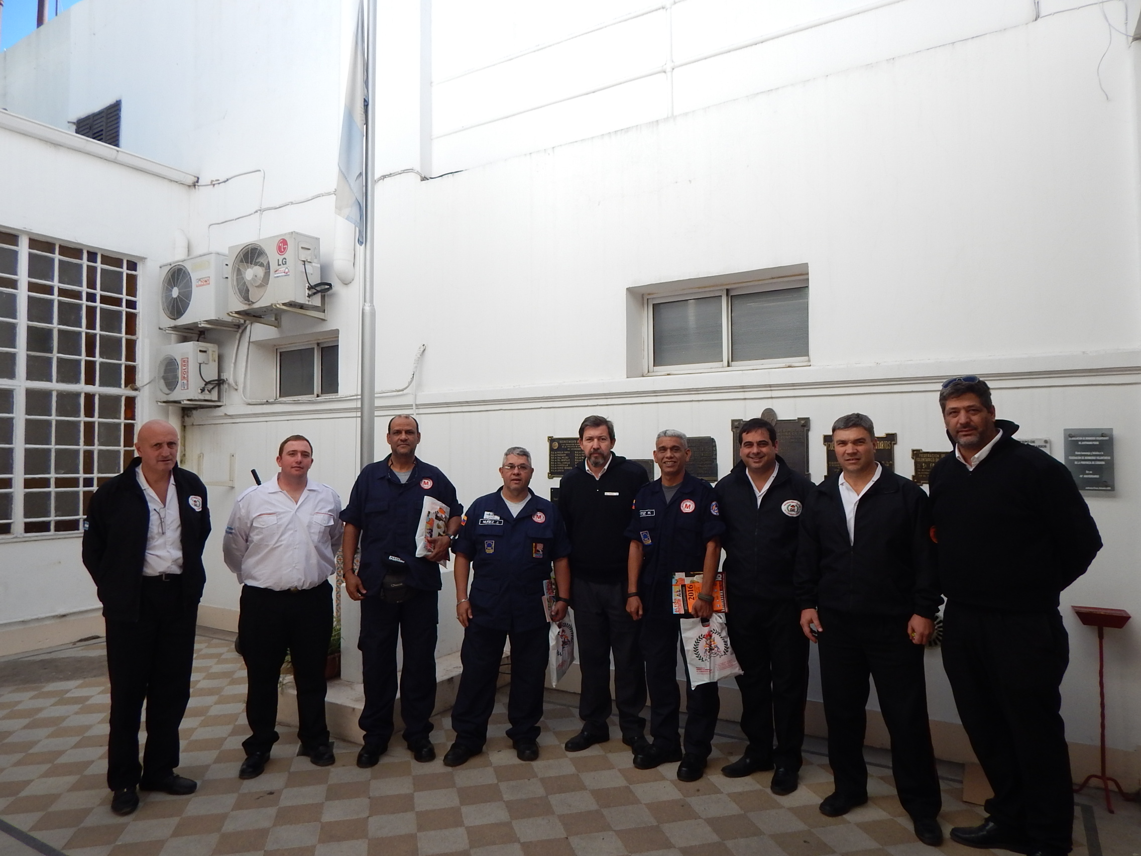 Nos visitaron Instructores del Grupo de Rescate Metropolitano de Caracas