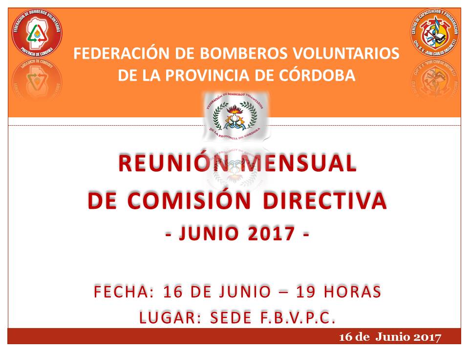 Reuni�n Mensual de Comisi�n Directiva