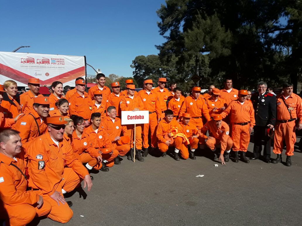 Nuestra Federaci�n en los 133� A�os de Bomberos Voluntarios